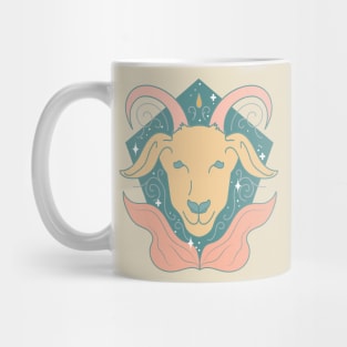 Capricorn Sea Goat (Peach) Mug